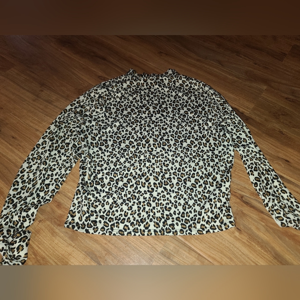 Lepord print top